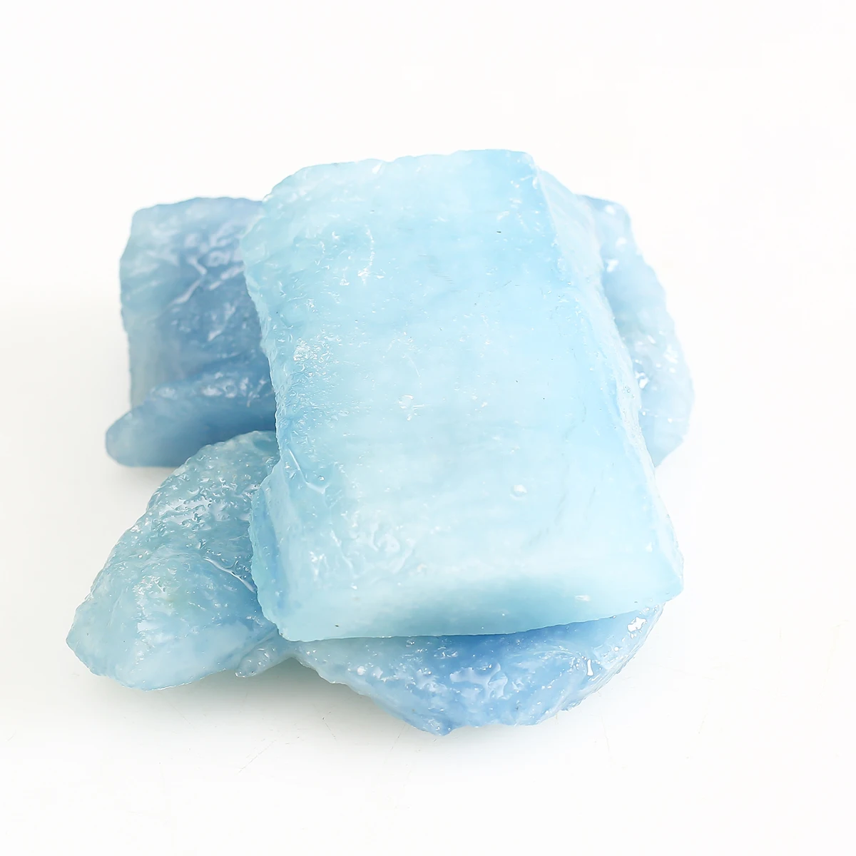 Wholesale Natural High Quality aquamarine Raw Semi Precious stone For Healing (1600228279451)
