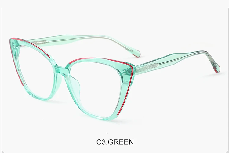 IU-30160 Wholesale high quality ladies acetate eyewear spectacle eyeglass optical frames for eye glasses