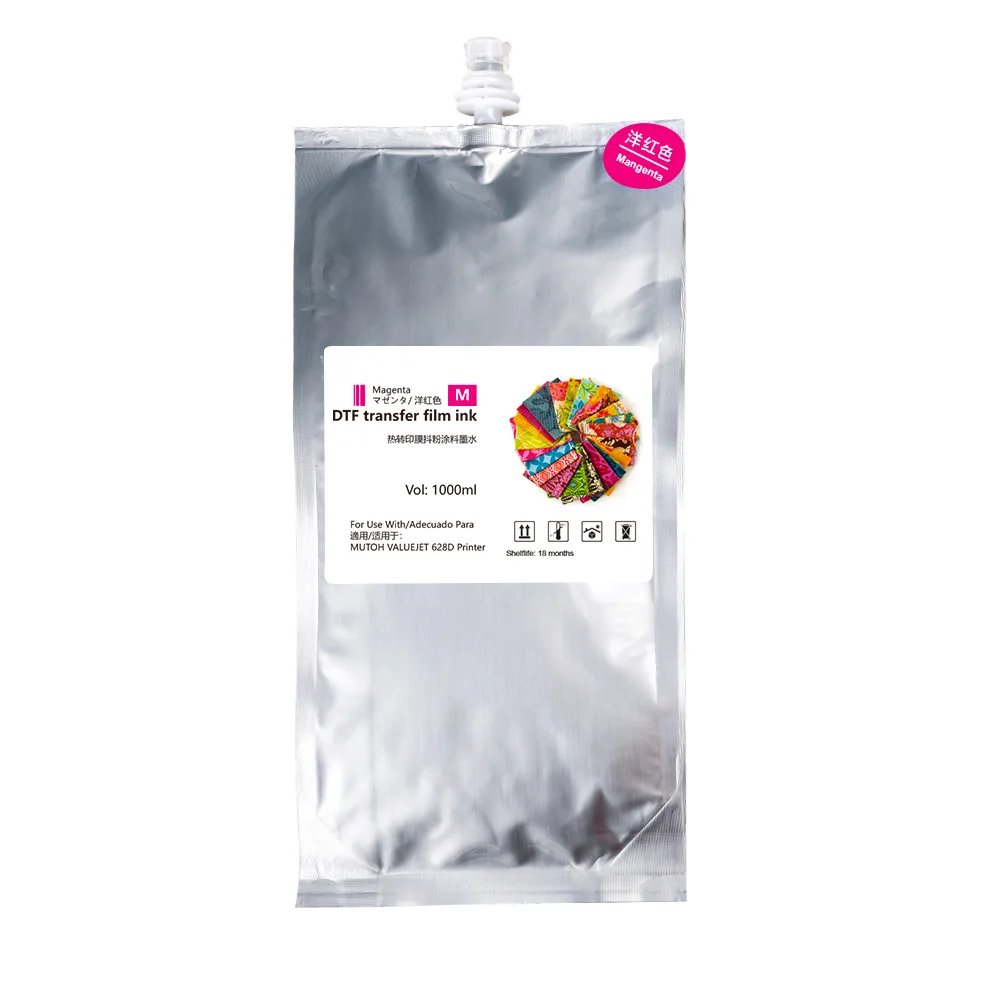 WINNERJET New 1000ml DTF Heat Transfer Film empty Ink Bag For MUTOH VALUEJET 628D Printer