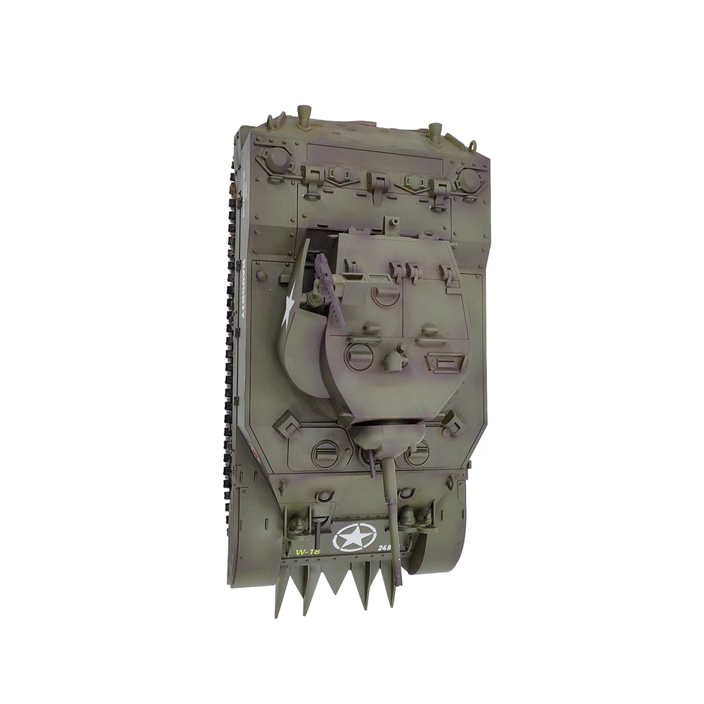 New Model Coolbank G2080 RC Tank 1/16 Scale U.S. M5A1 Stuart Light Tank 2.4G Remote Control Simutate Voice and Light RC Tanks