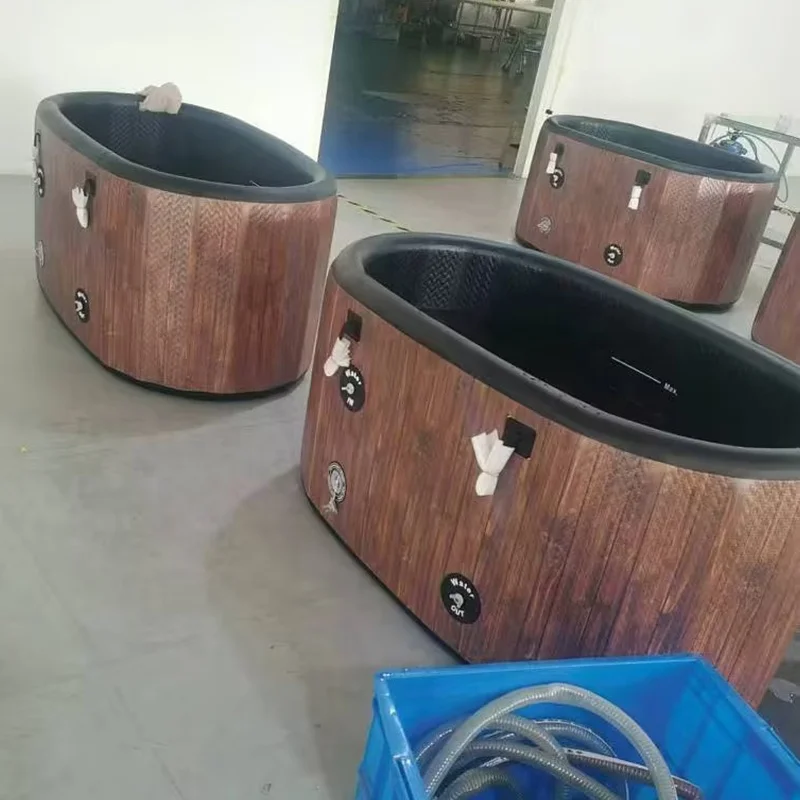 Portable Ice Bath Tub Fitness Recovery OEM Inflatable Ice Bath can be equipped with Cold Plunge Chiller