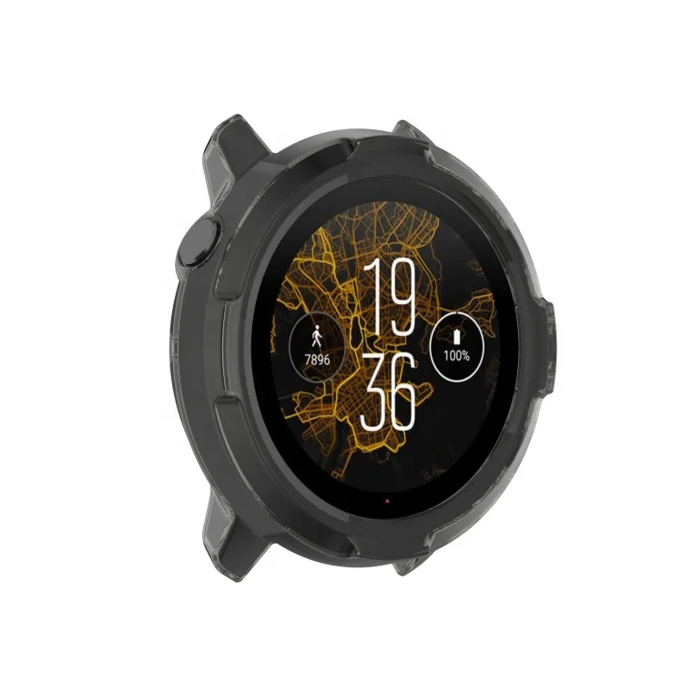 Высококачественный ТПУ прозрачный чехол с полым корпусом для часов Suunto 7 мягкий защитный экрана