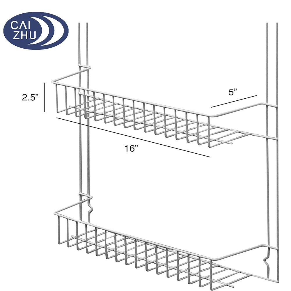Wholesale Home Closet Organizer 6 Shelves Over the Door Pantry and Bathroom Organizer Spice Sundries Storage Racks