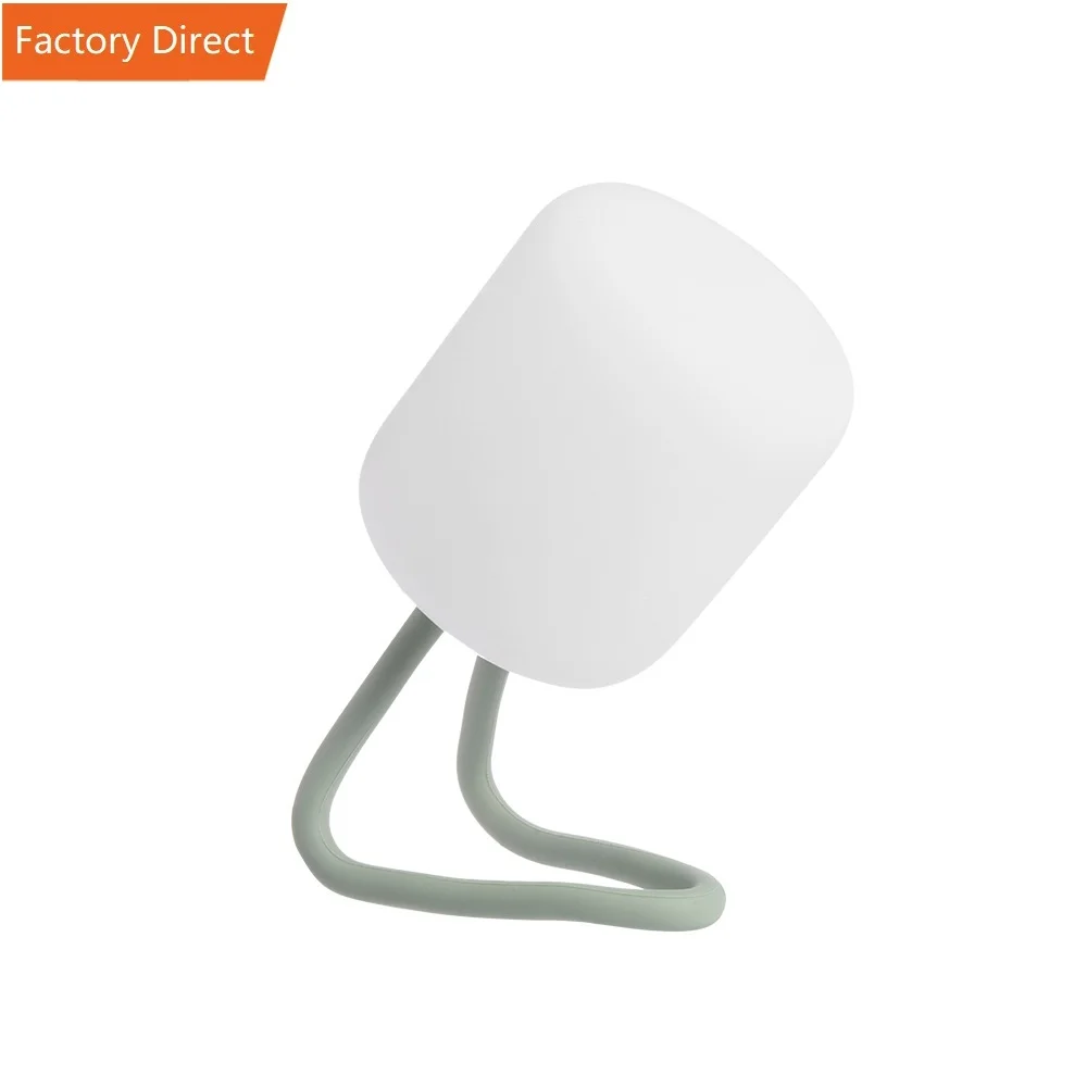 Portable Silicon Led Lantern Camping Night Light rechargeable wild camping emergency light universal cartilage LED table lamp