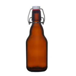 Berlin Packaging Beer Bottles 330ml Amber Glass Swing Top 500ml Glass Bottle of Green 250 Ml for Beer