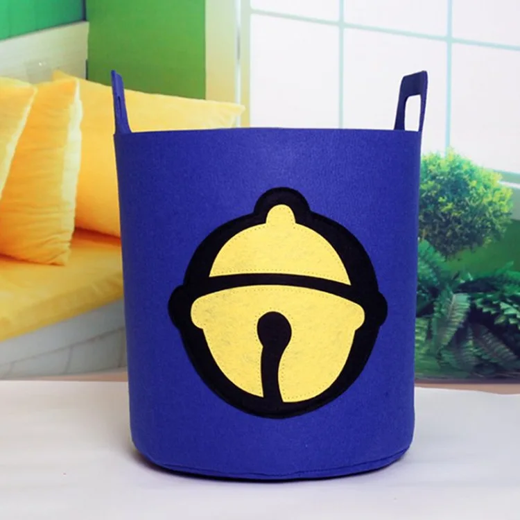 Great Laundry Hampers Felt Laundry Basket for Toys Clothes Organizer Space Laser Print Light Gifts Blue Silk Beer Dark Discount