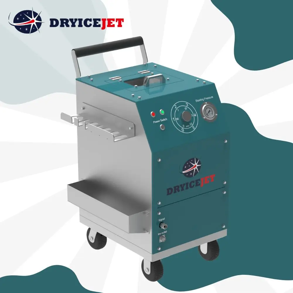 BM2 Electric Dry Ice Pellet Machine New and Used Dry Ice Blasting Cleaning Equipment with Motor Pump and PLc Components