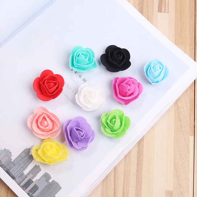Manufacturer Wholesale Soap Flower Head Simulation Flower Rose Head Diy Base Soap Flower Head