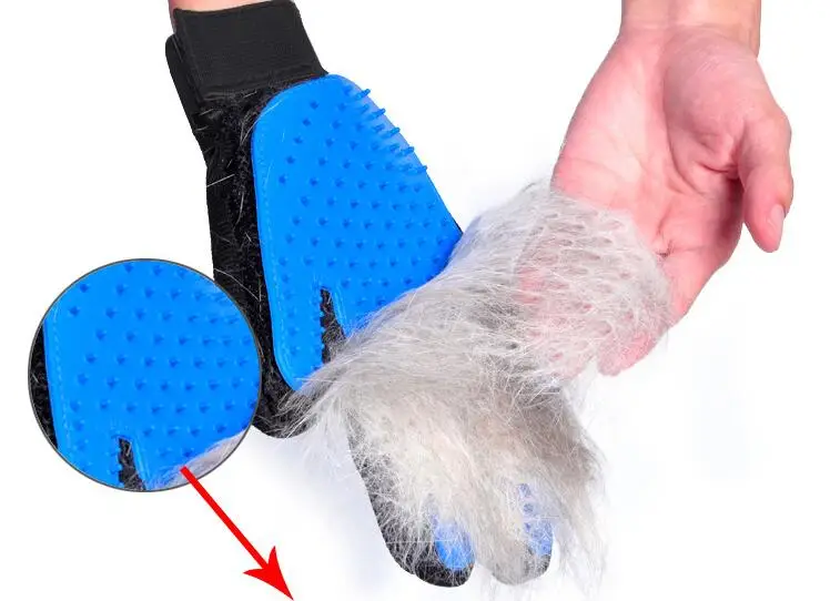 Pet Wash Silicone Softhand Cover Multi Function Grooming Animal Anti Grab Hair Remover Hand Cover