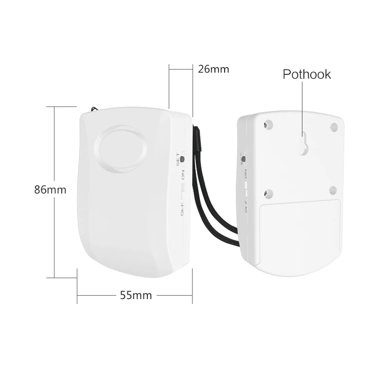 Shenzhen Manufacturer 130Db House Door Window Wireless Vibration Security Alert Alarm Safety Protection Sensor