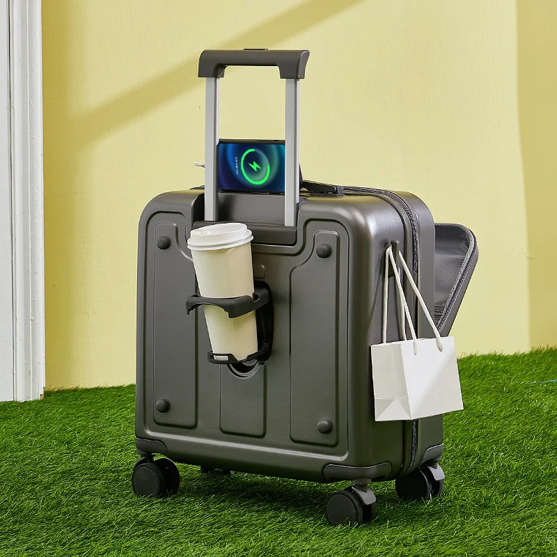 18 inch Hard shell Suitcase Factory Price Travel Cabin Trolley Luggage  Travel Cabin Trolley Luggage