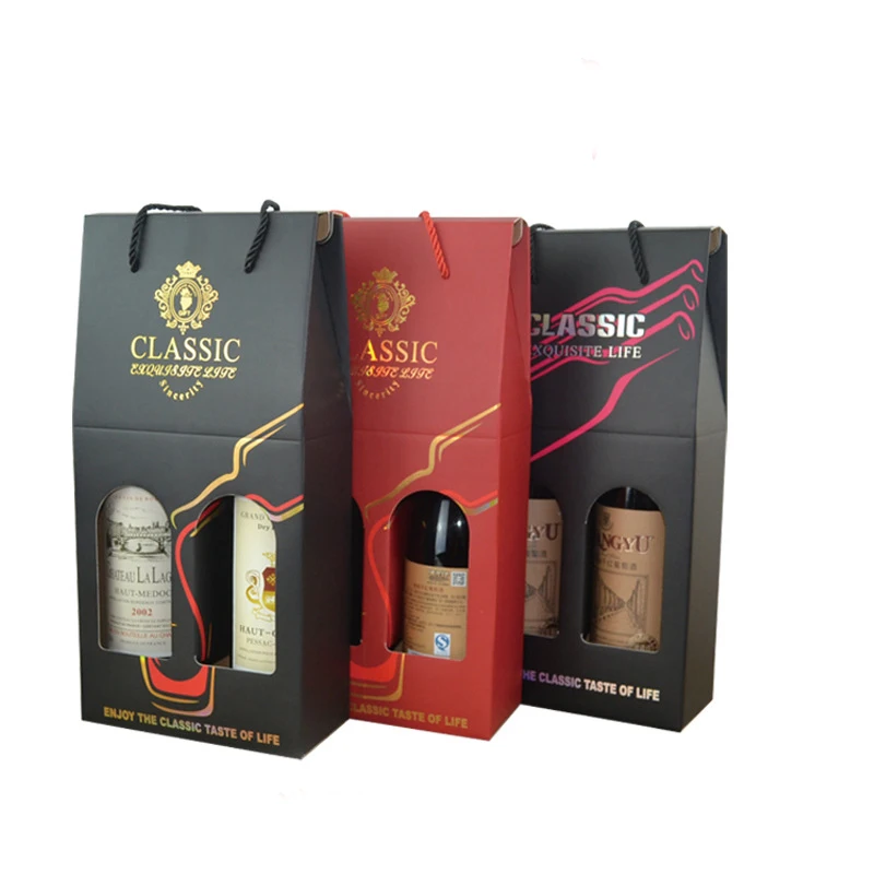 Custom Corrugated Beverages Bottle Recycled Colour Printing Logo Beer Packaging Box Cardboard Carrier Gable Beer Box