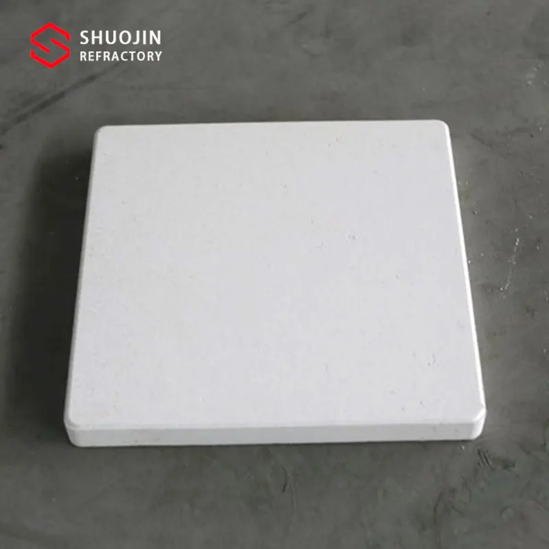 Corundum Mullite Ceramic Push Plate Refractory Ceramic Setter Plate Corundum Cordierite Plates For Furnace Kiln