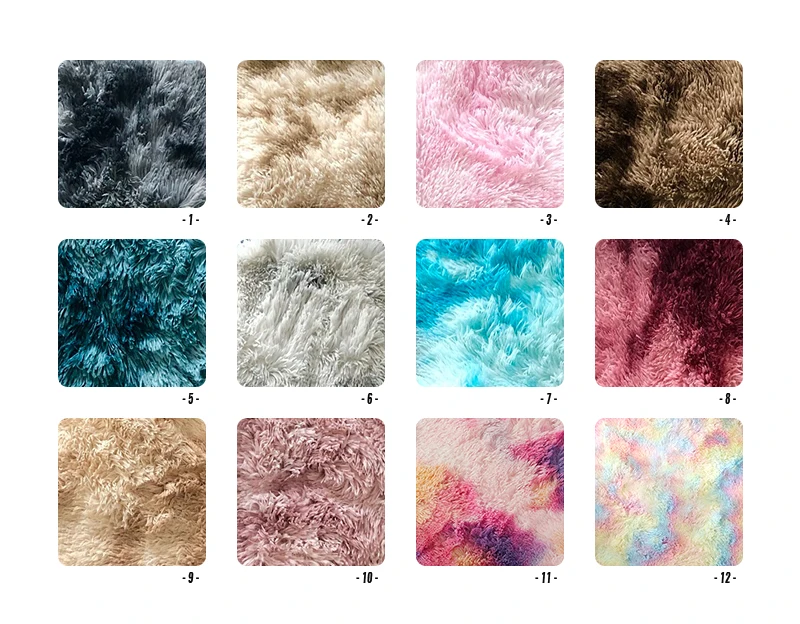 Fluffy Shag Fuzzy Soft Carpet Plush Shaggy Bedside Area Rug Indoor Floor Living Room Carpet for Kids Boys Dorm Home