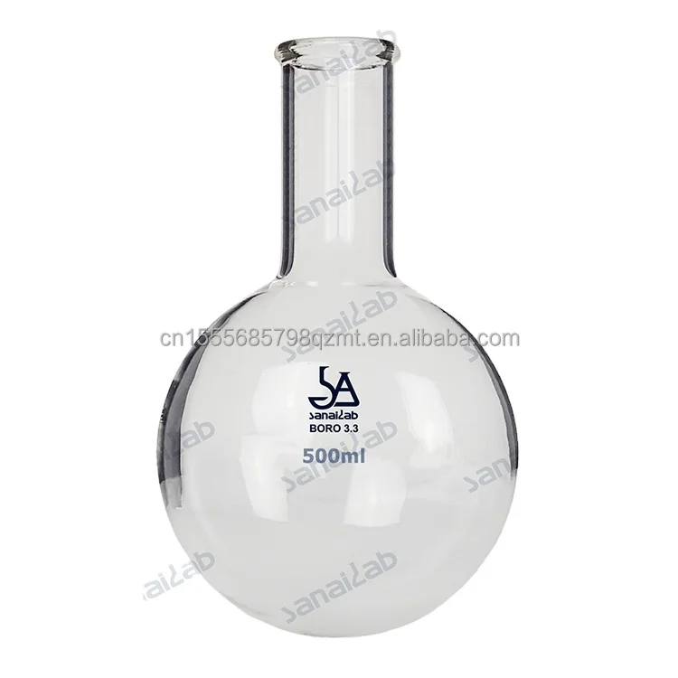 wholesale factory direct price good quality lab glass boiling flask round bottom flask heater
