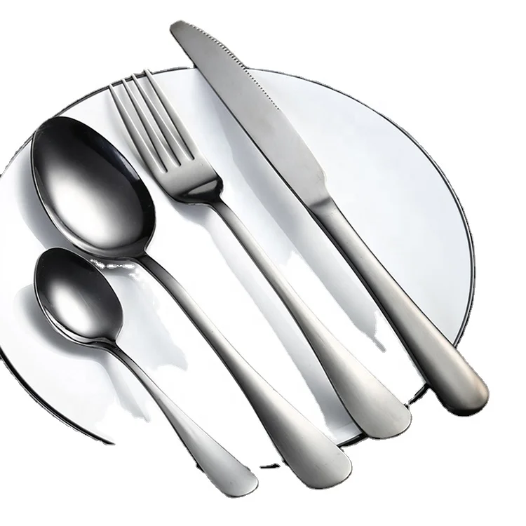
Wholesale Stainless Steel Cutlery Flatware Set 4 pcs for Party 