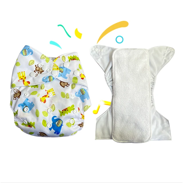 ECO-friendly Baby Washable Diaper  Soft Fleece cloth diapers reusable for boys and girls fabric
