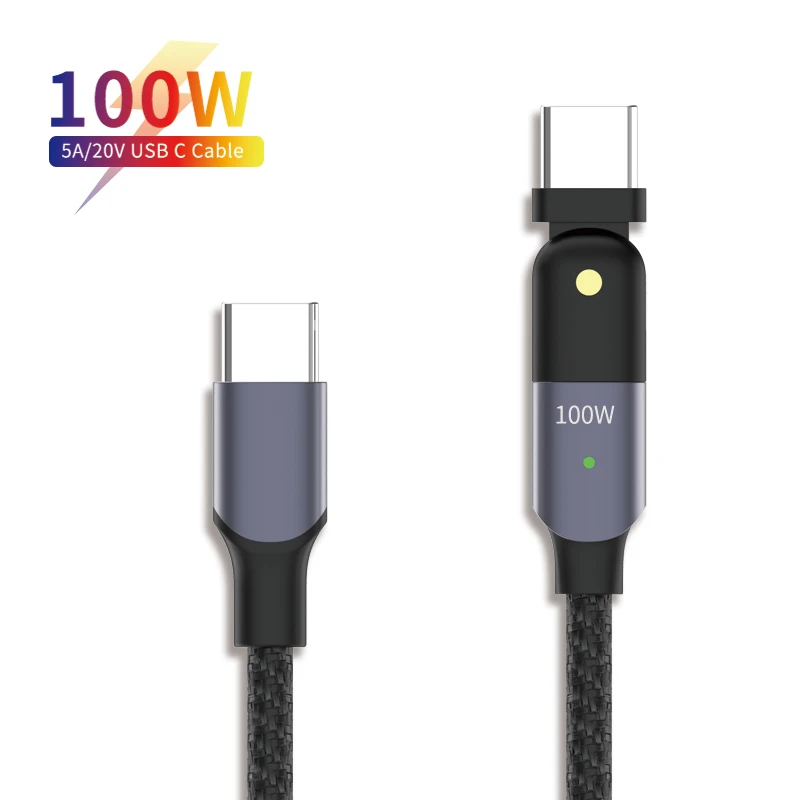 
Dataroad Nylon Aluminum Alloy180 Degree Elbow Cable USB Right Angle Type C Data game player cable For phone 