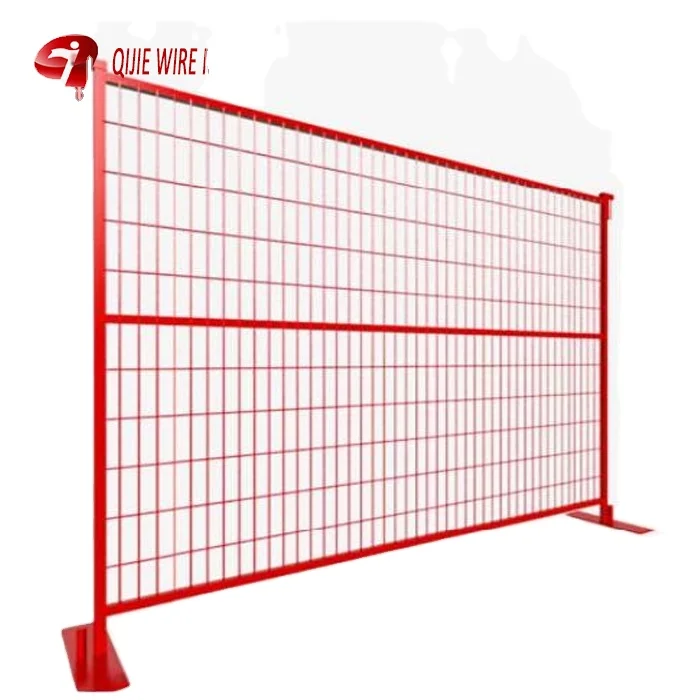 Canada 6ftx9.5FT Welded Wire Temporary Construction Fence