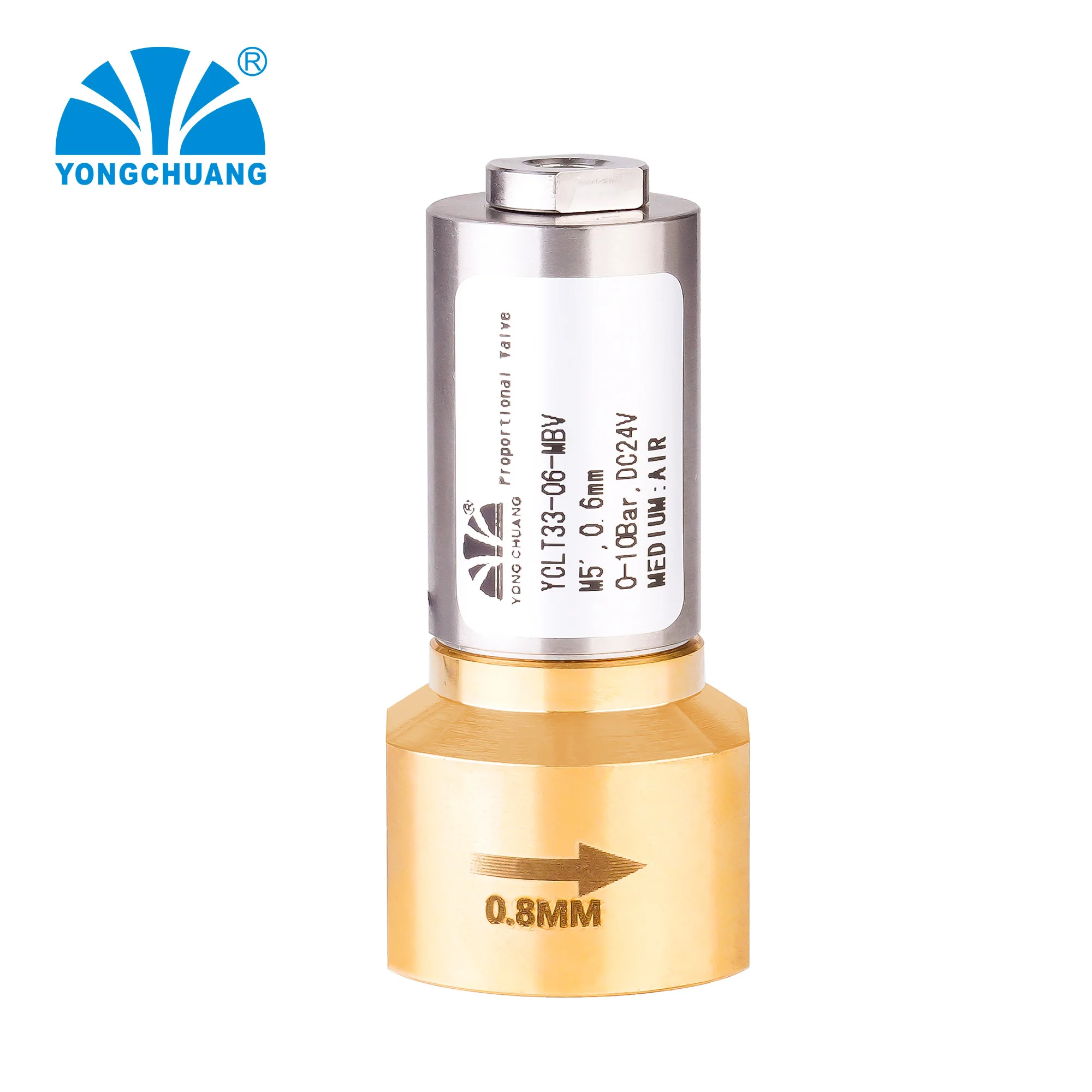Yongchuang YCLT33 low flow solenoid proportional valve for mass flow controller Anesthesia machine  analytical instruments