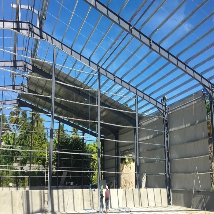 China cheap prefab metal frame light prefabricated steel warehouse metal building steel structure