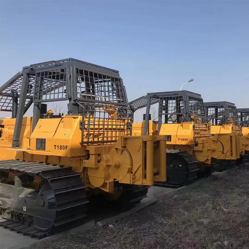 Earth Moving Dozer Easy Operating T180F Cheap Bulldozer With Rops Cabin