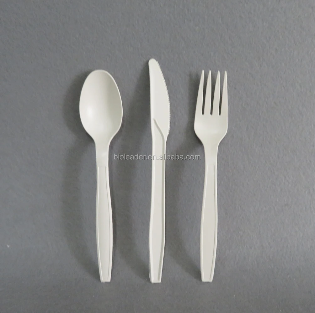 Wholesale Compostable Cutlery Sets Heavy Duty Fork Spoon And Knife