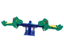 Cartoon  Park Commercial Playground Seesaw  Outdoor Playground Equipment Seesaw For Kids