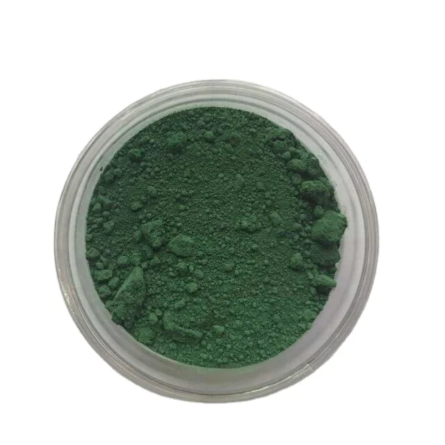 Wholesale industrial grade Iron oxide color pigment Iron oxide  Fe2O3 green  for cement