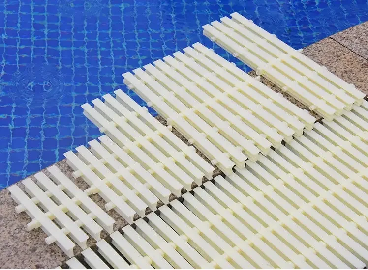 Pool grille Factory price swimming overflow grating anti-skid plastic gutter 18/20/25/30CM