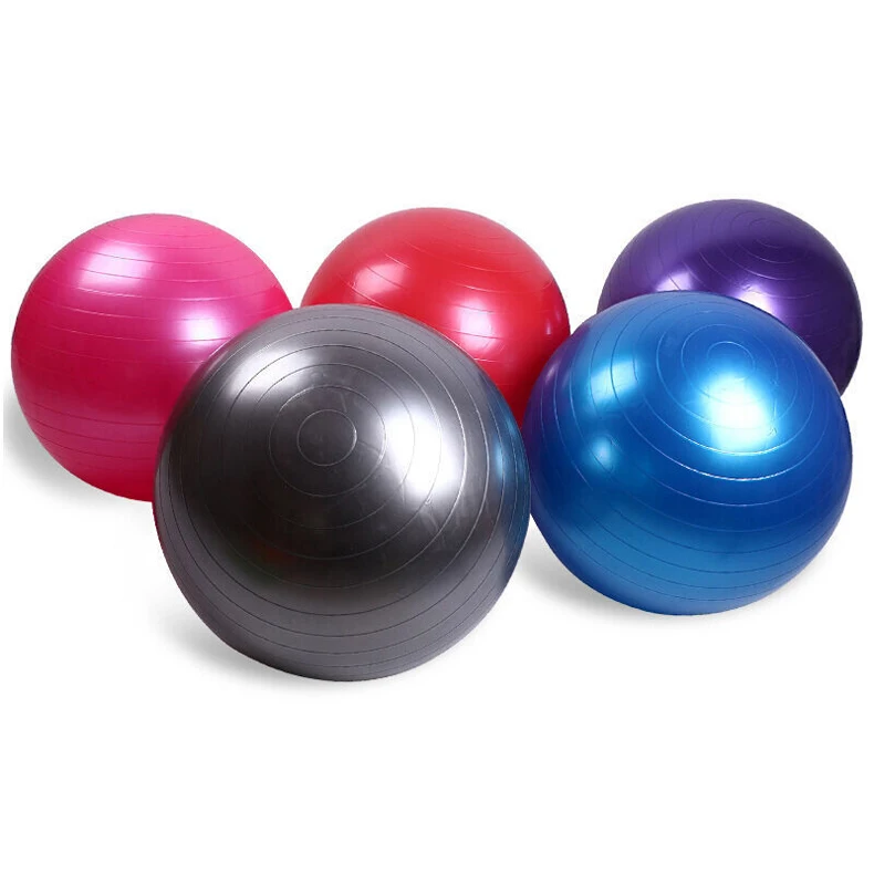 Wholesale Customized 55cm 65cm Yoga Ball Exercise Inflatable Soft Fitness Ball