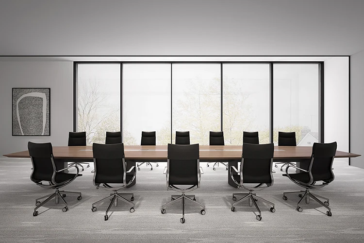 Luxury Furniture Large 18 Person Board Conference Wooden Office Meeting room table For Sale