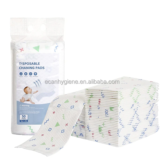 Best Selling Disposable Baby Waterproof Urine Changing Under Pads for Bed