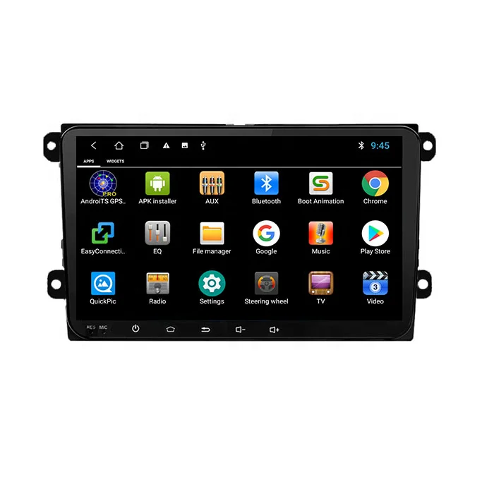2020 T3 9 inch Quad Core 1GB+16GB Android 9.1 Car Radio for Volkswagen Golf Tiguan Universal VW Player