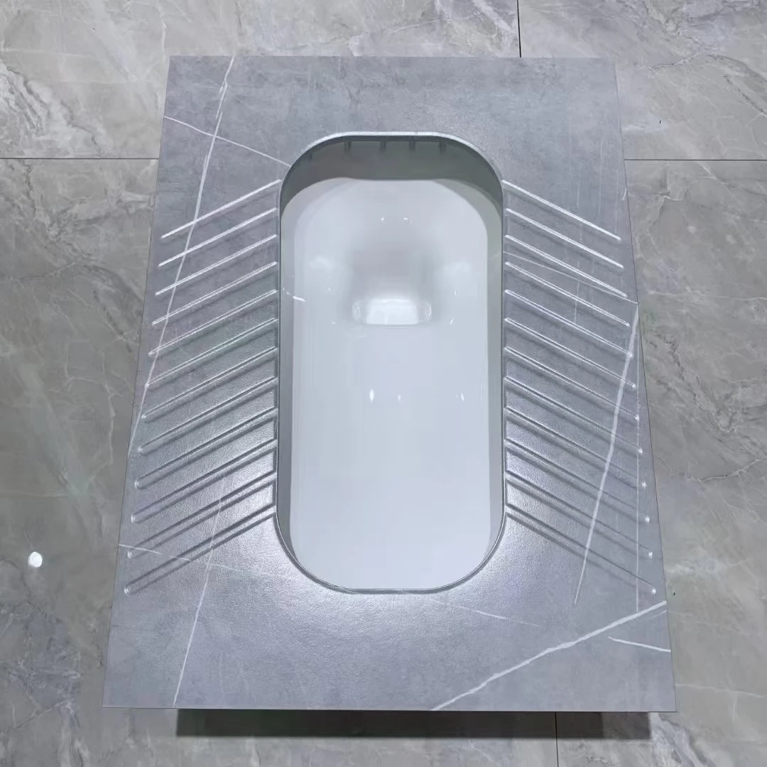 Good Quality Bathroom Sanitary Ware Toilet Bowl Bathroom Wc Sintered Stone Marble Squatting Wc Pan Toilets