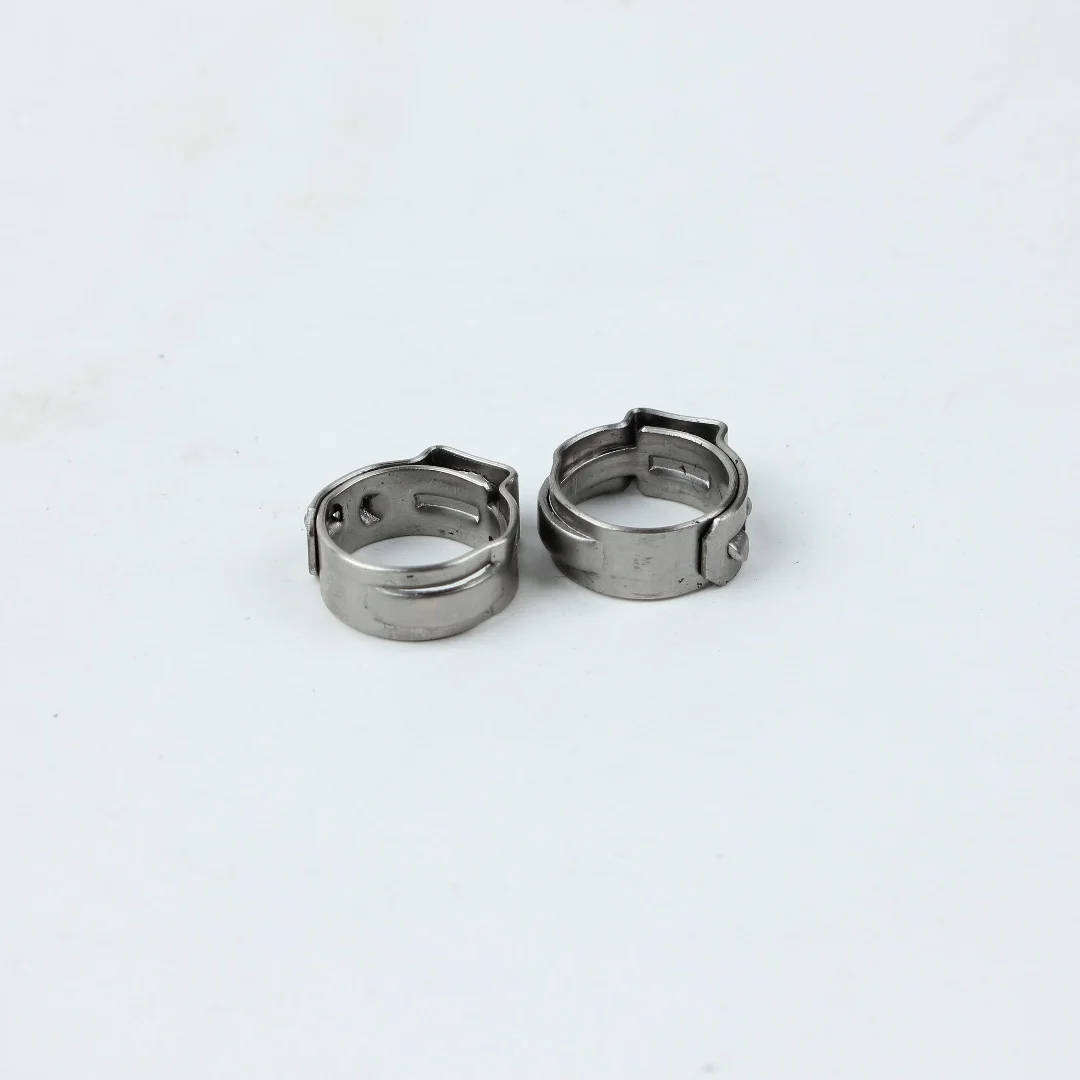 Stainless steel pipe clamp manufacturer direct sales Customized wholesale stainless steel single ear hose clamp