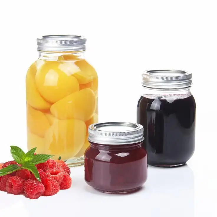 Kitchen airtight storage jar vacuum packaging glass bottle mason jar 480ml 750ml