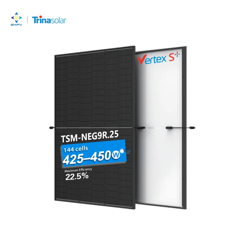 Trina Solar Panel 450W Vertex S+ Tsm-Neg9R.25 425W 430W 435W Solar Panels Monocrystalline Module 440W 445W Pv Panels