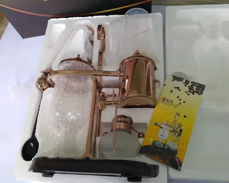 Portable stainless steel Drip vacuum siphon syphon Royal balancing syphon machine Belgium coffee maker pot