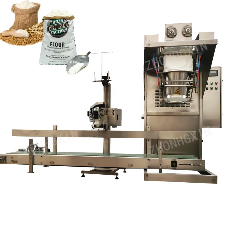 5kg 10kg 15kg 20kg 25kg 30kg 50kg Automatic Flour Filling Packing Machine Powder Packing Machine