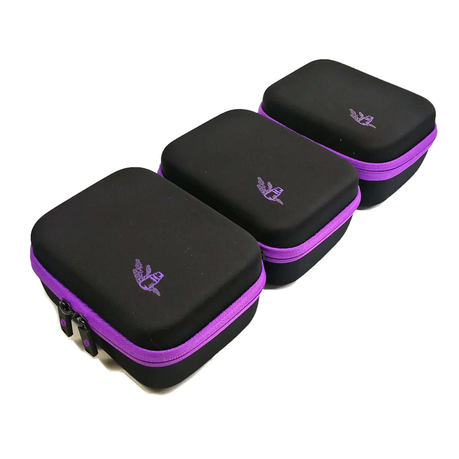 New Design 15 Slots Webbing Handle EVA Essential Oil Carrying Case with Shockproof Cut Foaming