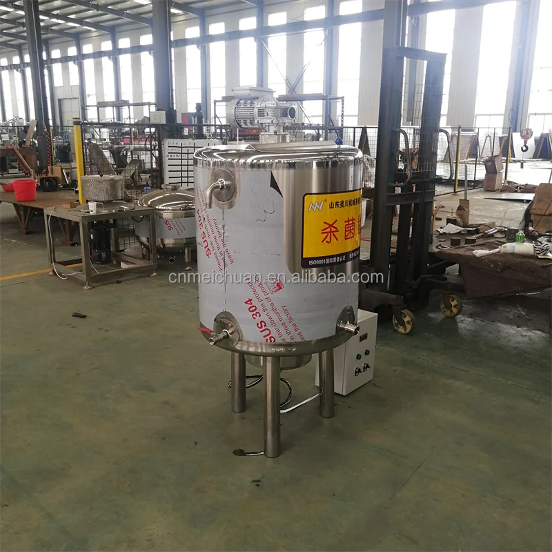 Small Milk Pasteurization Machine With Packing Pasteurizer Juice 150 Liters Milk Pasteurizer Homogenizer