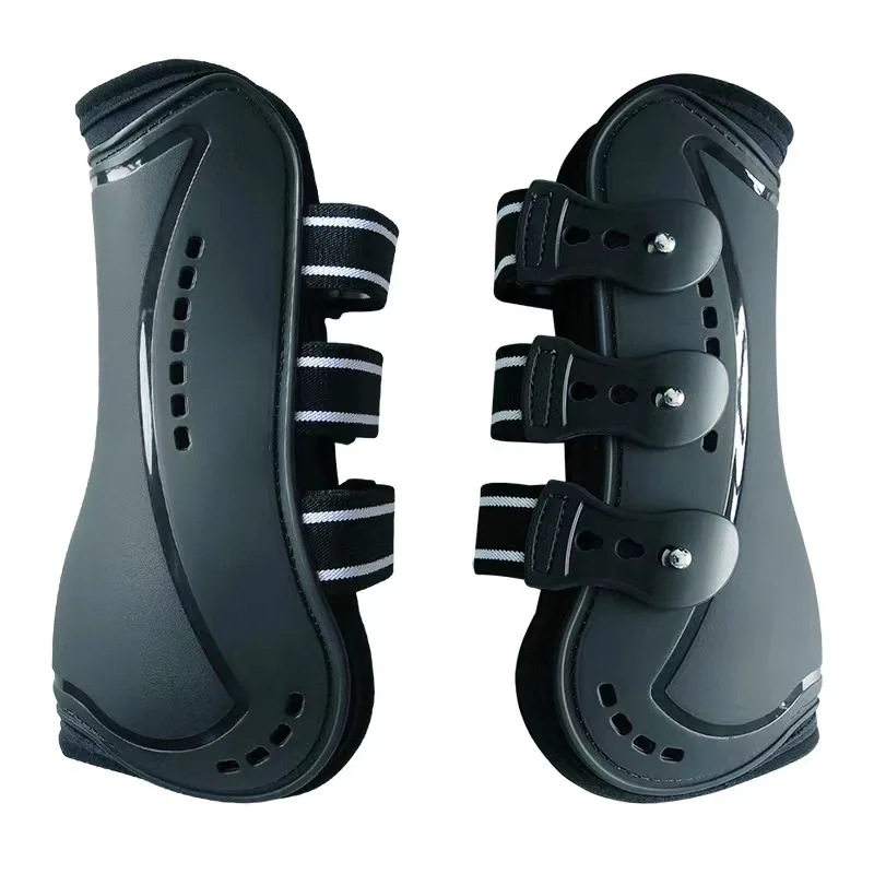 1 Set Adjustable Size Horse Tendon Boots Protective Horse Leg Wraps Adjustable Horse Splint Boots