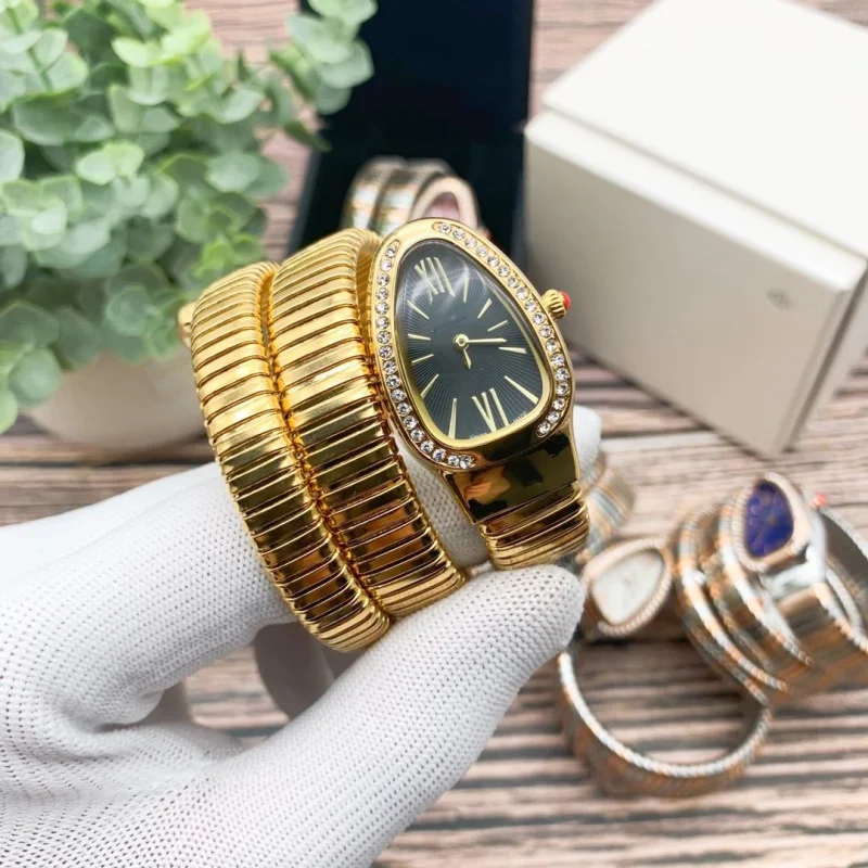 Женские золотые оригинальные наручные часы, без бренда, с логотипом дизайнера