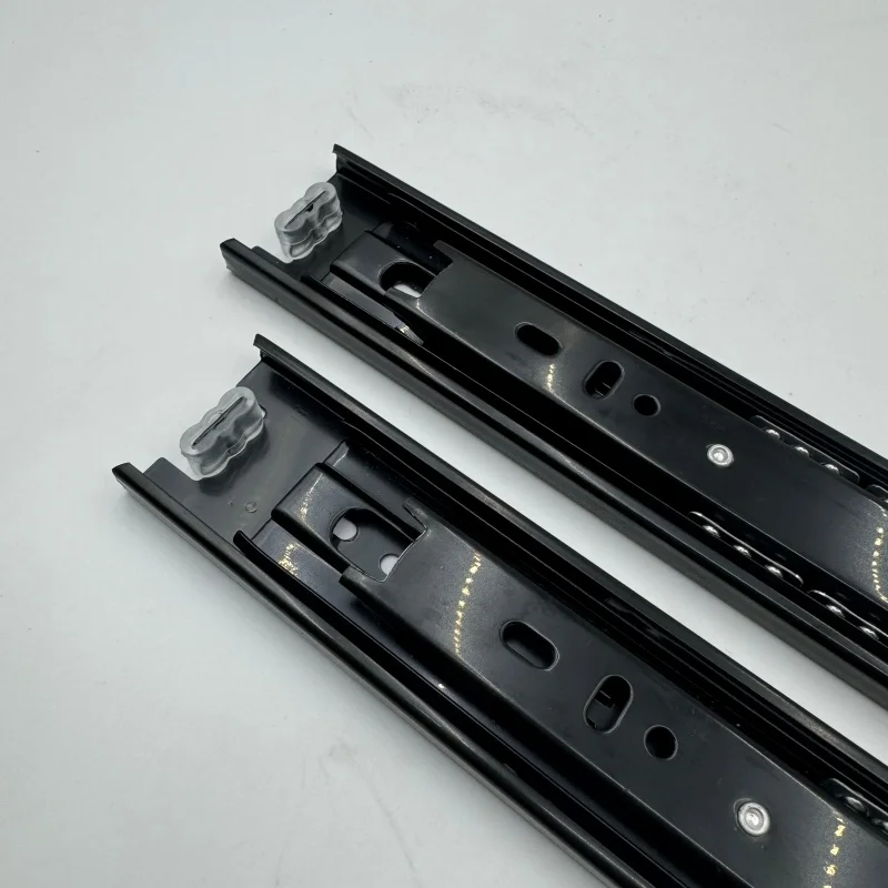 Full Extension 3 Fold Furniture Hardware Ball Bearing Telescopic Channel Kitchen Cabinet Drawer Slide