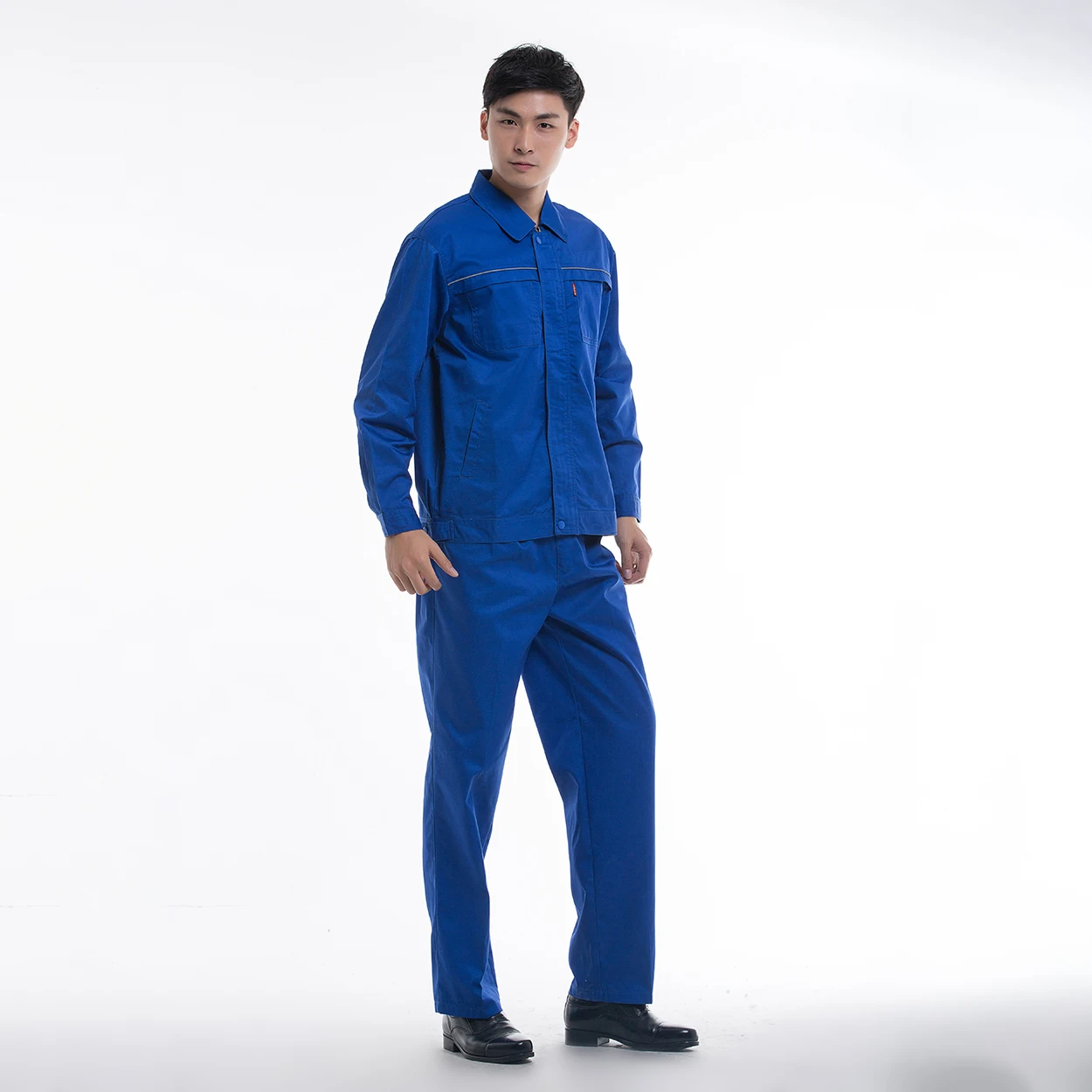 Factory Summer Work Wear Double Reflective Long Sleeve Antistatic Working Uniform