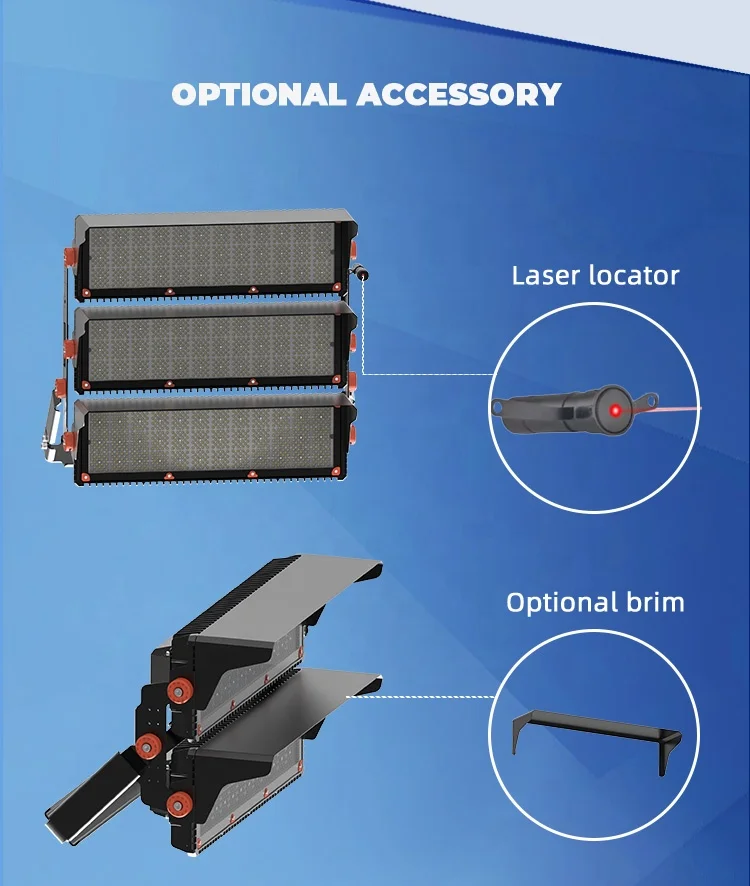 KDC super brightness led stadium flood light 300w 400w 500w 800w