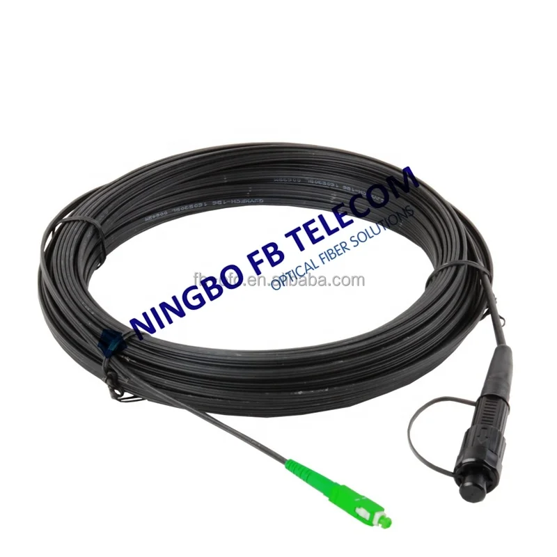 Optitap Pre-connectorized Optical Cable Patch Cord Mini SC/APC connector Slim Outdoor Jumper Hardened cable waterproof outdoor