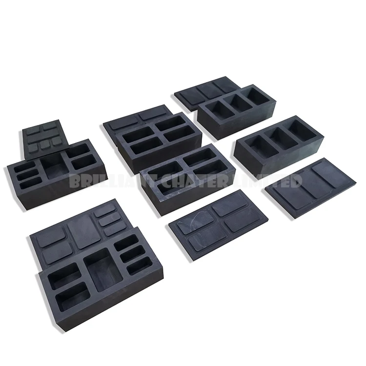 Various sizes Graphite materials Mould Parts machining tube furnace