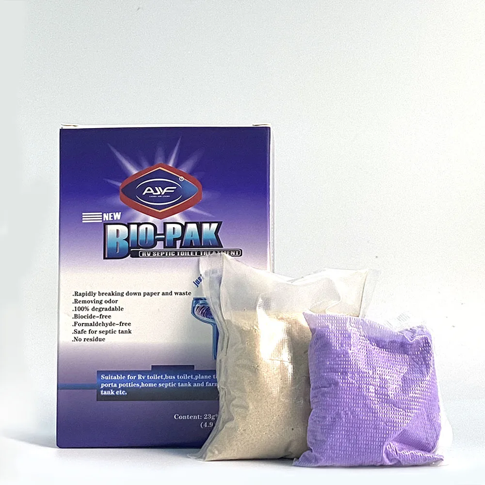 AJYF Factory supply natural biogas biodigester septic tank enzymes bio-pak with deodorizer